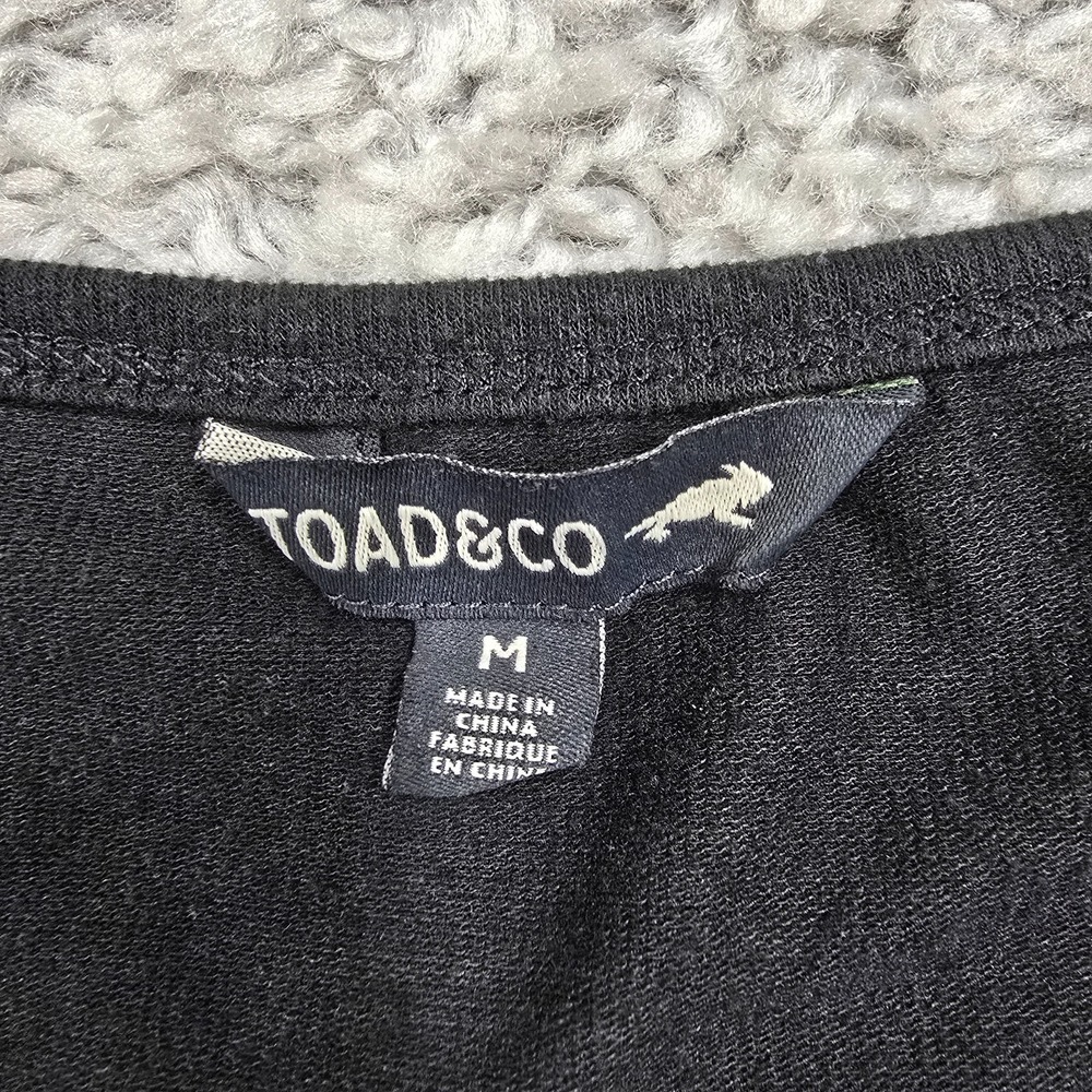 Toad & Co Womens Piru Long Sleeve Henley Top Size M‎ Minimalist Casual Layer - Picture 4 of 10
